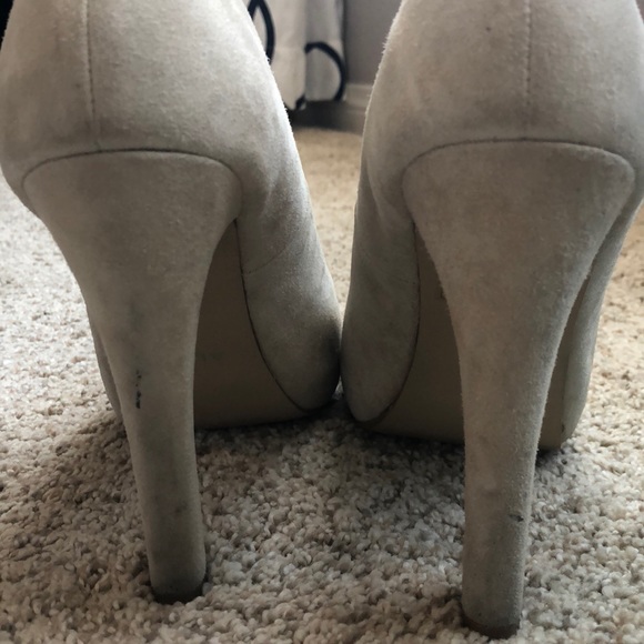ALDO NUDE PEEPTOE PUMPS - Picture 3 of 8